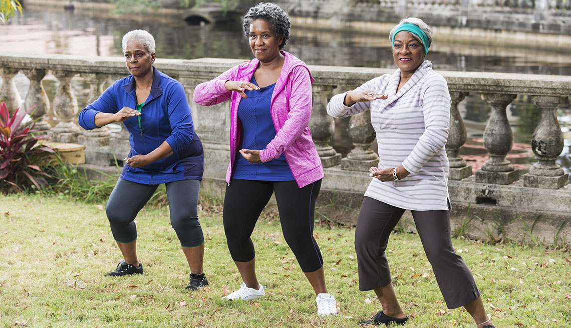 women exercising